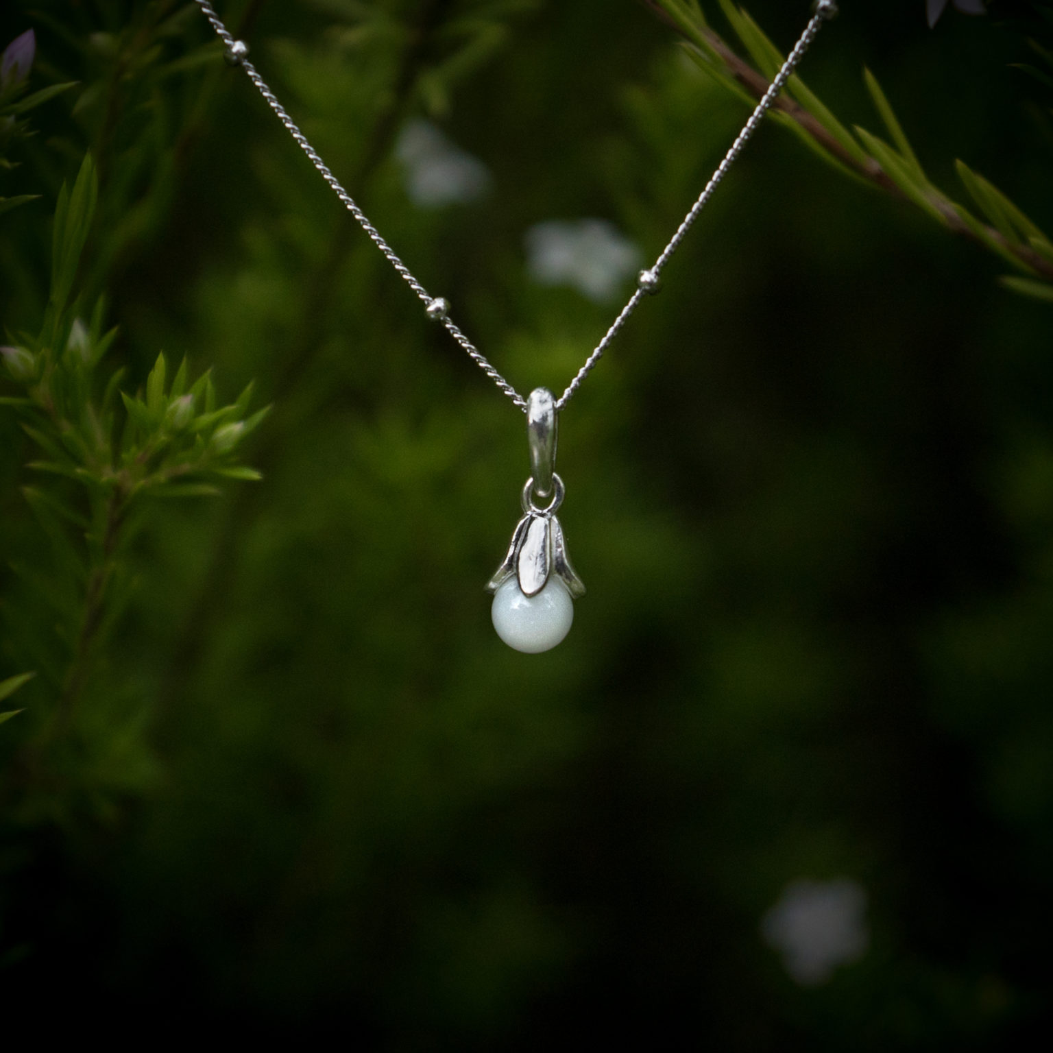 Wharangi Flower Pendant Keepsake Jewellery